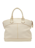 Lockit MM, &pound;595, Handbags, Cream, Leather, Back view